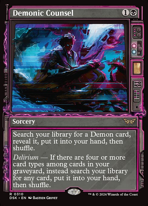 Demonic Counsel XDSK-310 Rare Englisch