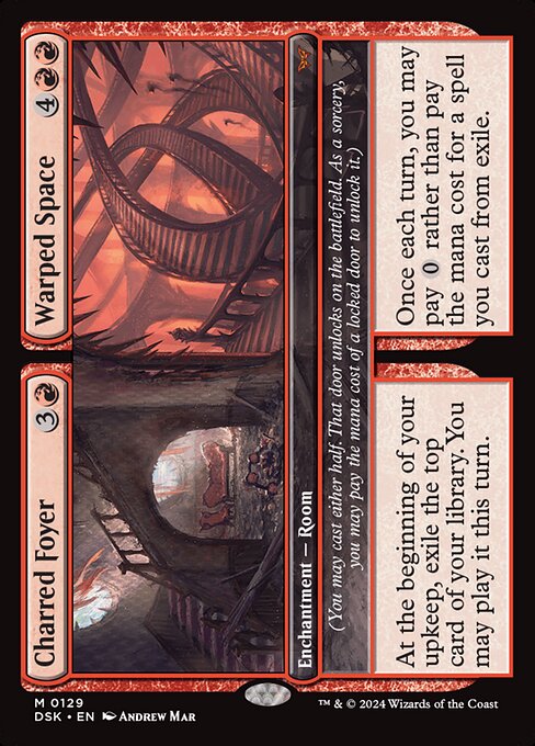 Charred Foyer // Warped Space DSK-129 Mythic Englisch