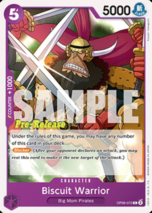 Biscuit Warrior (OP08-072) OP08P Common Englisch