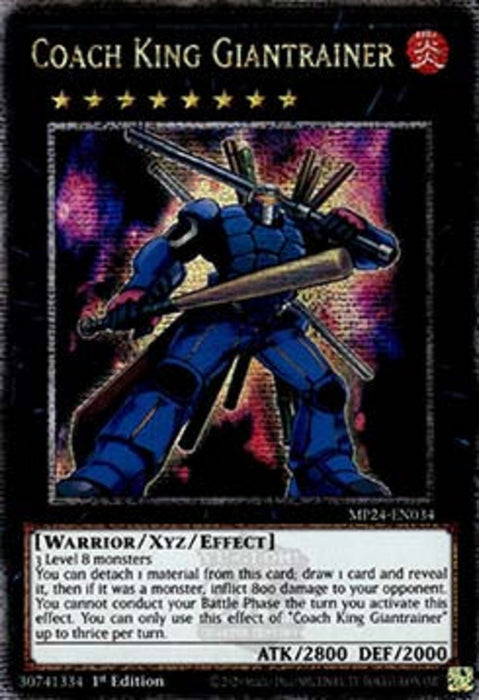 Coach King Giantrainer MP24-EN034 Quarter Century Secret Rare Englisch