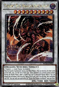 Tyrant Red Dragon Archfiend MP24-EN043 Quarter Century Secret Rare Englisch