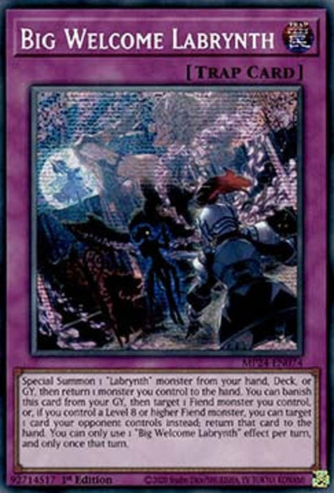 Big Welcome Labrynth MP24-EN074 Secret Rare Englisch