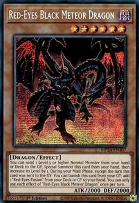 Red-Eyes Black Meteor Dragon MP24-EN107 Secret Rare Englisch