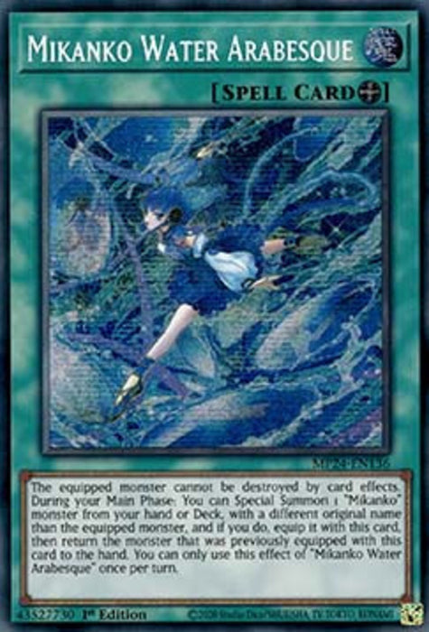 Mikanko Water Arabesque MP24-EN136 Secret Rare Englisch