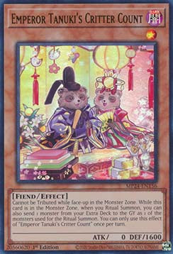 Emperor Tanuki's Critter Count MP24-EN156 Ultra Rare Englisch