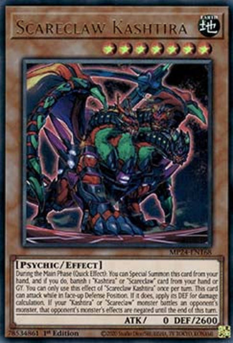 Scareclaw Kashtira MP24-EN168 Ultra Rare Englisch