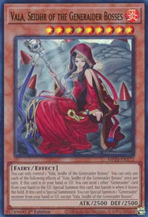Vala, Seidhr of the Generaider Bosses MP24-EN172 Ultra Rare Englisch