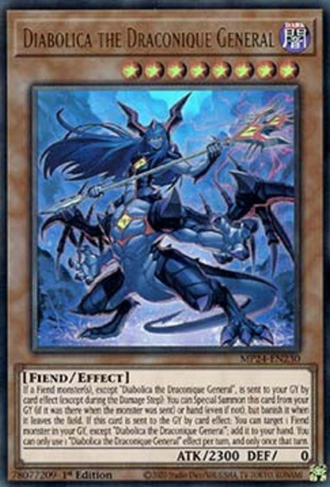 Diabolica the Draconique General MP24-EN230 Ultra Rare Englisch