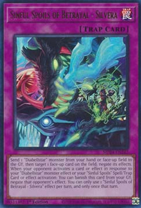 Sinful Spoils of Betrayal - Silvera MP24-EN242 Ultra Rare Englisch