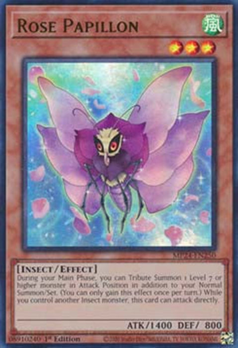 Rose Papillon MP24-EN250 Ultra Rare Englisch