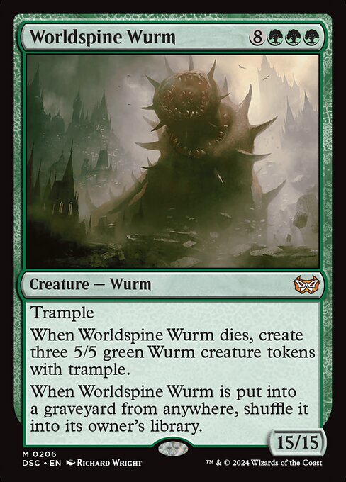 Worldspine Wurm DSC-206 Mythic Englisch