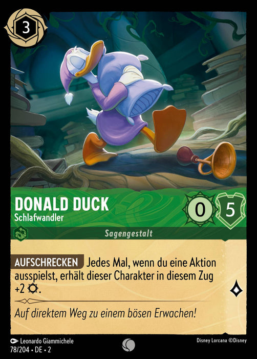 Donald Duck - Schlafwandler 2ROF-078 Common Deutsch