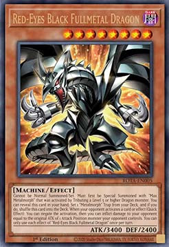 Red-Eyes Black Fullmetal Dragon (V.1) ROTA-EN005 Ultra Rare Englisch