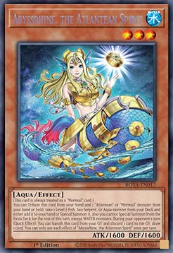 Abyssrhine, the Atlantean Spirit (V.1) ROTA-EN017 Secret Rare Englisch