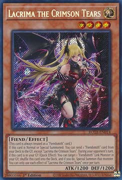 Lacrima the Crimson Tears (V.1) ROTA-EN014 Secret Rare Englisch