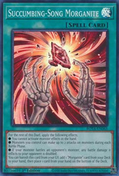 Succumbing-Song Morganite ROTA-EN065 Super Rare Englisch