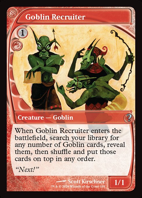 Goblin Recruiter MB2-193 Uncommon Englisch