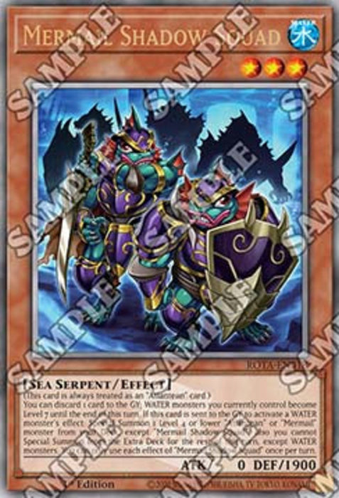 Mermail Shadow Squad (V.2) ROTA-EN018 Quarter Century Secret Rare Englisch