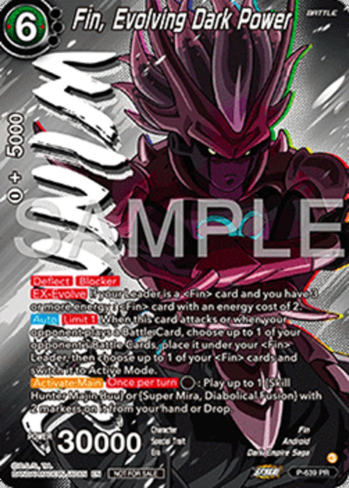 Fin, Evolving Dark Power (V.2) P Promo Englisch