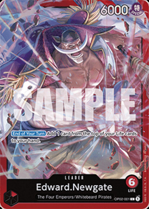 Edward.Newgate (OP02-001) ST-15 Leader Englisch