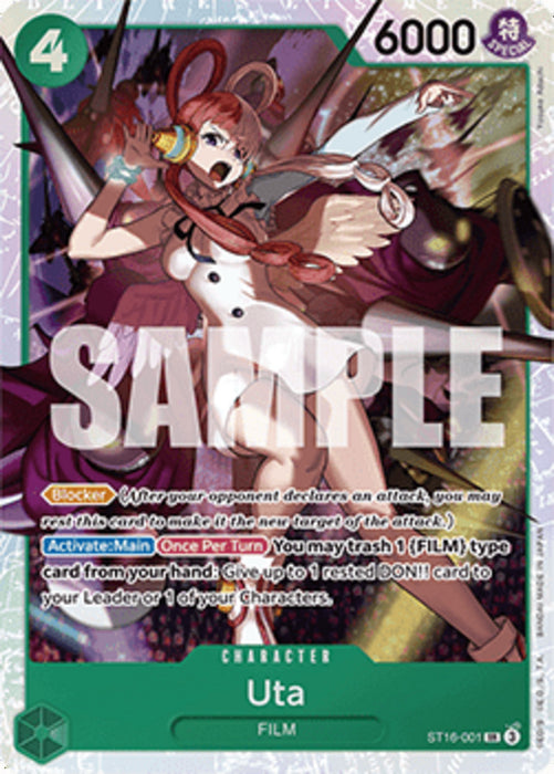 Uta (ST16-001) ST-16 Super Rare Englisch