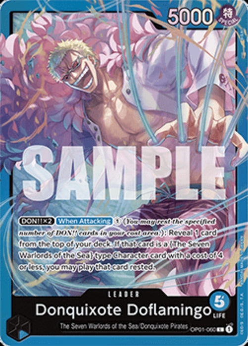 Donquixote Doflamingo (OP01-060) ST-17 Leader Englisch