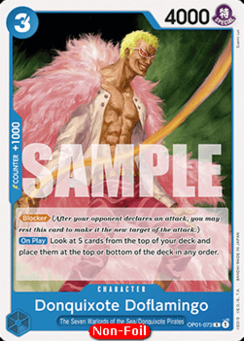 Donquixote Doflamingo (OP01-073) ST-17 Rare Englisch