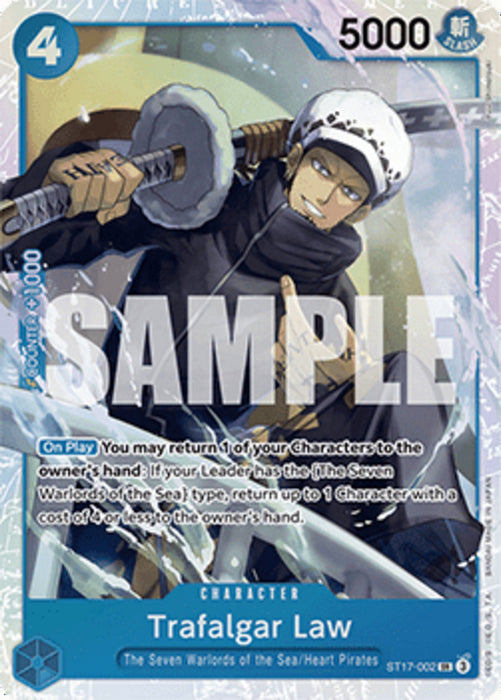 Trafalgar Law (ST17-002) ST-17 Super Rare Englisch