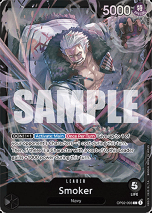 Smoker (OP02-093) ST-19 Leader Englisch