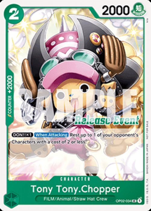 Tony Tony.Chopper (OP02-034) (V.1) UP Uncommon Englisch