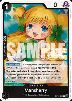 Mansherry (OP05-088) JDG Rare Englisch