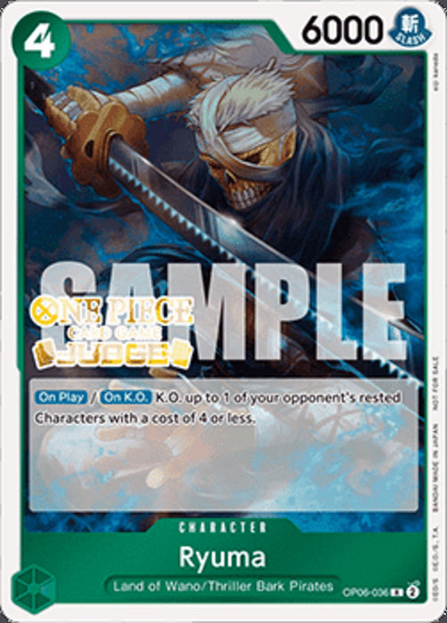Ryuma (OP06-036) JDG Rare Englisch