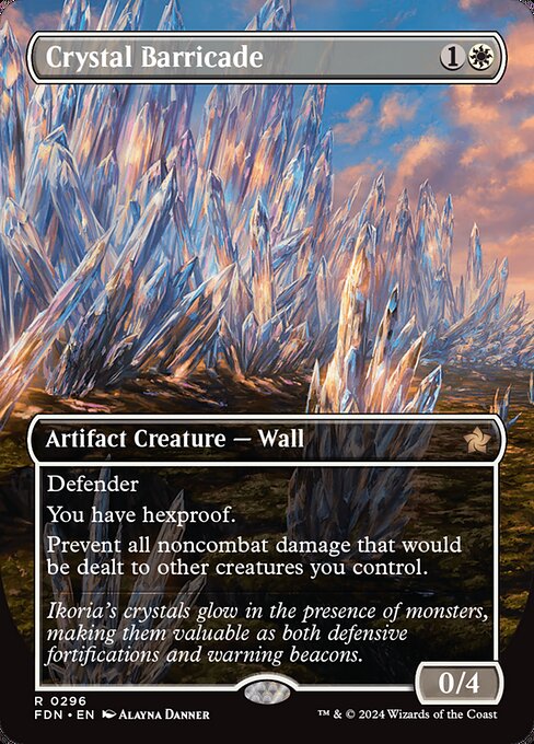 Crystal Barricade (V.1) XFDN-296 Rare Englisch