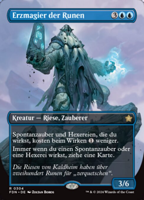 Erzmagier der Runen XFDN-304 Rare Deutsch
