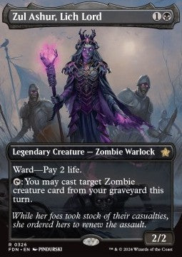 Zul Ashur, Lich Lord (V.1) XFDN-326 Rare Englisch