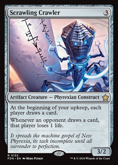 Scrawling Crawler FDN-132 Rare Englisch