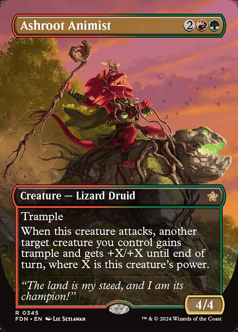 Ashroot Animist (V.1) XFDN-345 Rare Englisch
