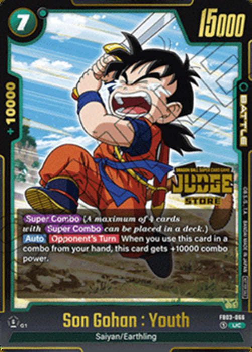 Son Gohan : Youth (FB03-066) JPFW Uncommon Englisch