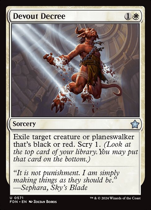 Magic: Devout Decree