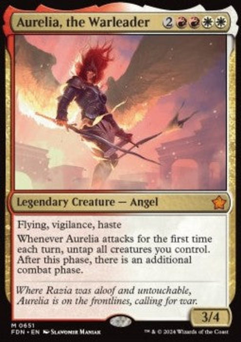 Aurelia, the Warleader SFDN-651 Mythic Englisch