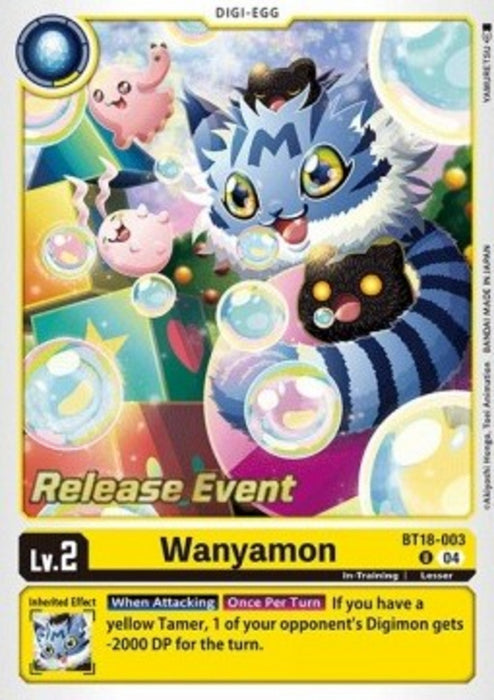 Wanyamon (BT18-003) SB2.0P Uncommon Englisch