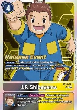 J.P. Shibayama (BT18-091) SB2.0P Rare Englisch