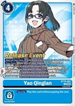 Yao Qinglan (BT19-082) SB2.0P Uncommon Englisch