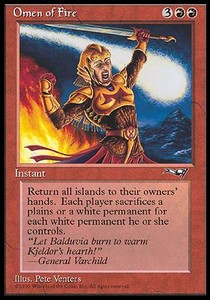 Feuriges Omen ALL- Rare Deutsch