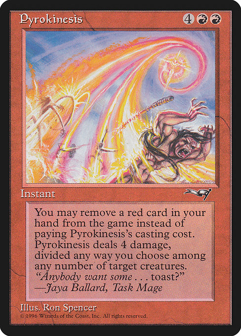Pyrokinesis ALL- Uncommon Englisch