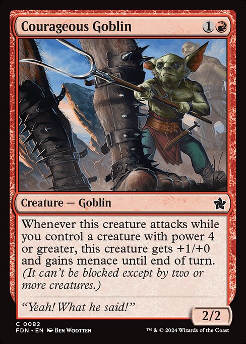Magic: Courageous Goblin