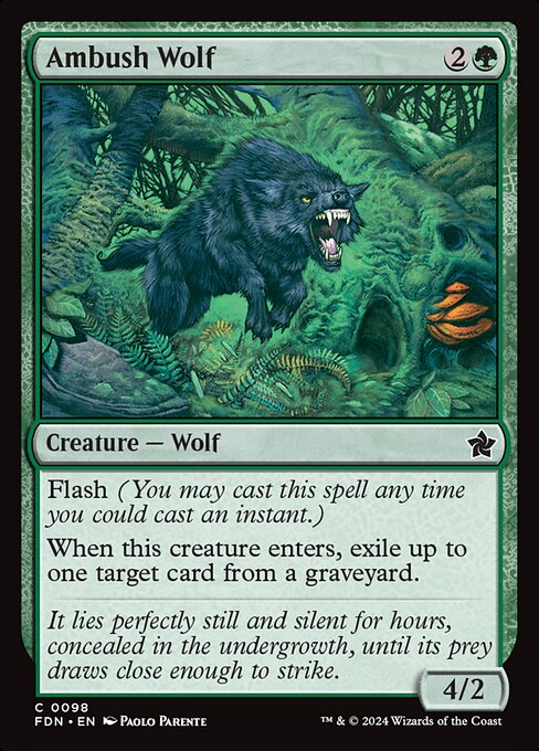 Magic: Ambush Wolf