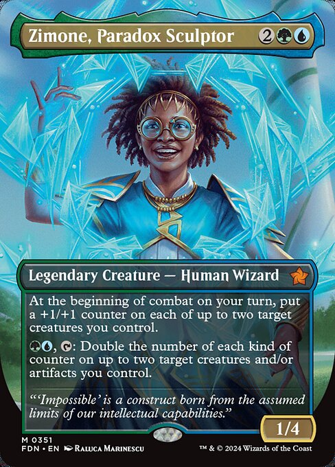 Zimone, Paradox Sculptor (V.1) XFDN-351 Mythic Englisch