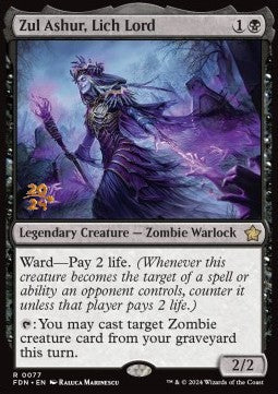 Zul Ashur, Lich Lord PFDN-77 Rare Englisch