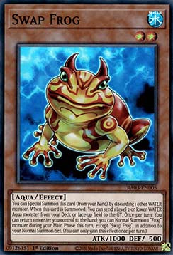 Swap Frog (V.1) RA03-EN005 Super Rare Englisch